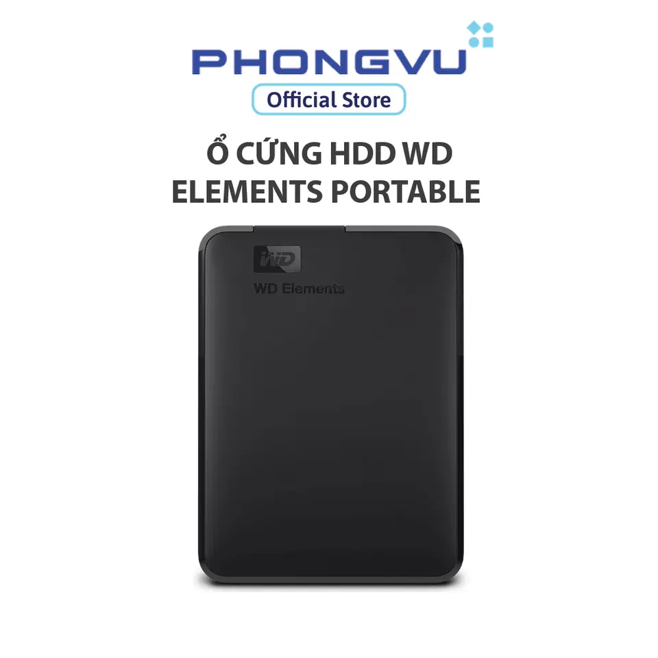 Ổ cứng HDD WD Elements Portable 2TB 2.5" 3.0 (WDBU6Y0020BBK-WESN) - Bảo hành 24 tháng