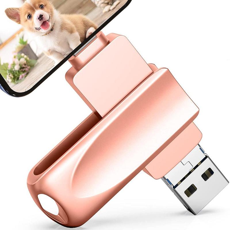 Product Introduction of 3 in 1 Flash Drive, USB 3.0 Memory Storage, High Speed USB Flash Drive for iPhone iPad Android Smart Phones PC Laptops 8