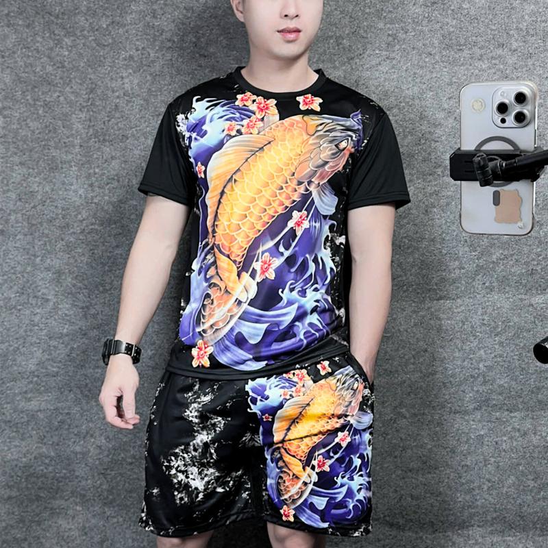 Product Introduction of Bộ quần thể thao thun hè SIZE 33 -> 120kg in 2D BA Lỗ Xanh chất liệu thun lạnh co dãn 4 chiều thoáng mát bền đẹp không bai xù - A'ka Fashion 365 17