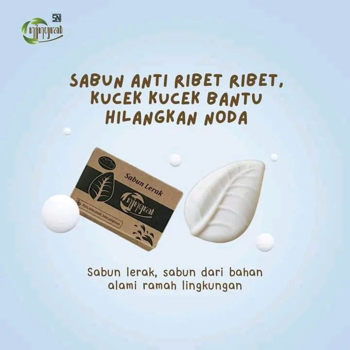 Sabun Lerak Batang Tanpa Pengharum 1