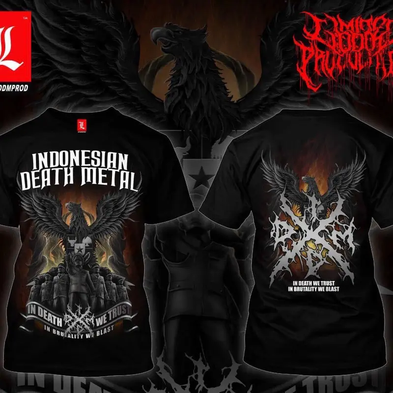 Kaos Indonesian death metal revolusi black Band 0