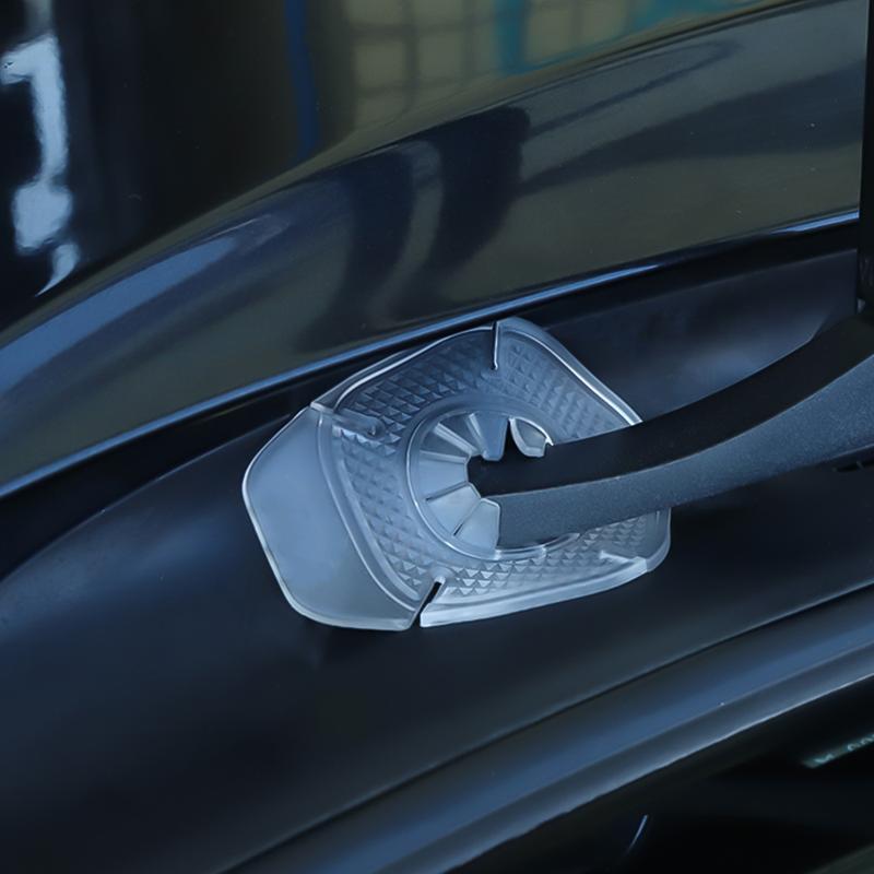 Product Introduction of 2pcs Car Windshield Wiper Hole Protective Cover Wiper Dustproof Protection Bottom Sleeve Leaves Debris Prevention Cover 8