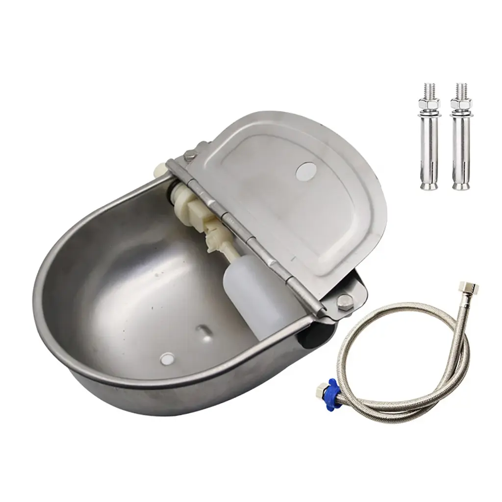 Yica  Convenient Automatic Waterer Horse Water Feeders Goat Sheep Waterer Drain Valves for Cattle, Horses, and Goat