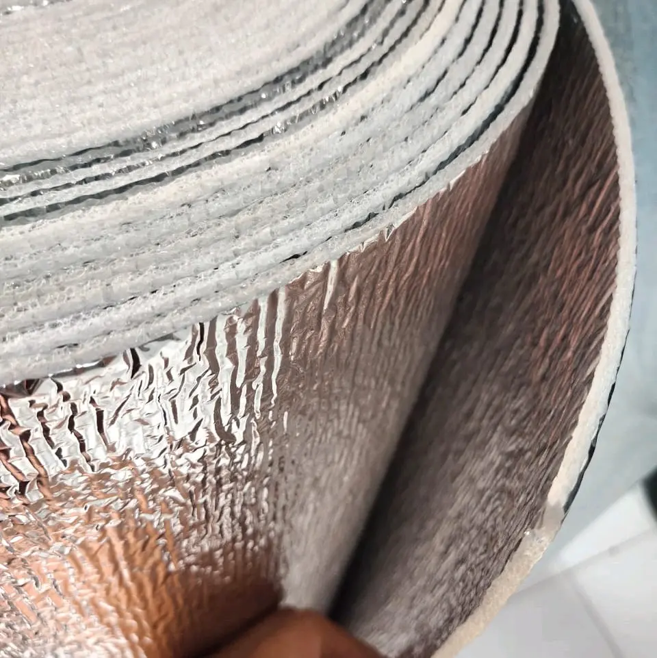 ALUMUNIUM 8MM PE FOIL, Peredam Panas Double Side