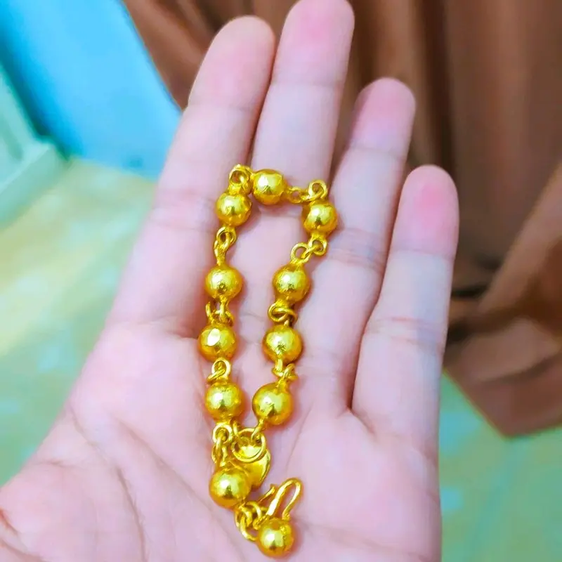 gelang bola padat lapis kristal Crystal 4