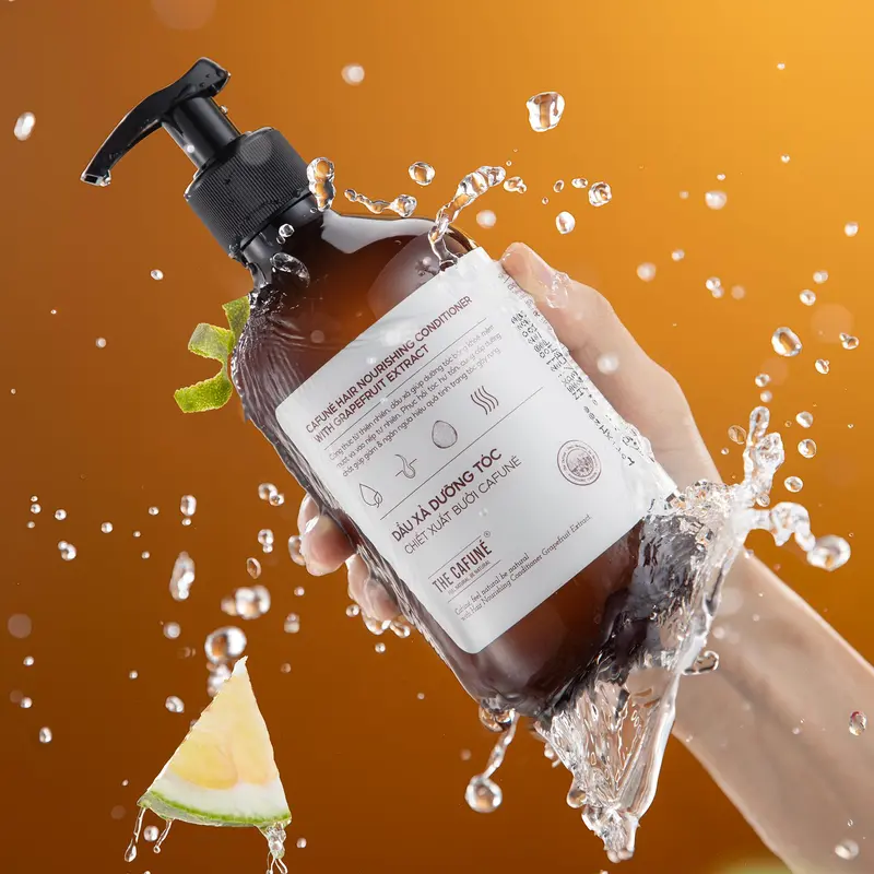 Combo Dầu gội, Dầu Xả Bưởi, Xịt Tóc Bưởi Cafuné 480ml Dưỡng Tóc TCF 2