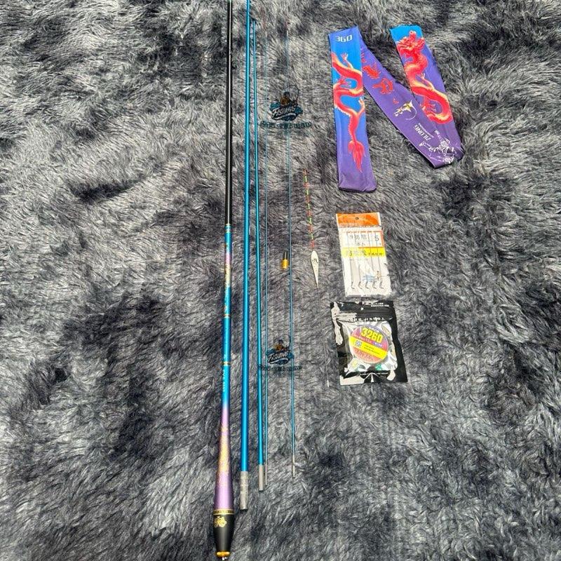 Cần Câu Tay PHỤC LONG CHIẾN THẦN 4H (Lóng Sơn Full XANH) Câu Cảm Giác Độ Nảy Cao + Quà Tặng (Ngọn, Trục, Thẻo, Phao) Đi Câu Bắt Cá Fishing Câu Cá Đồ Câu Fishing 247 Việt Nam