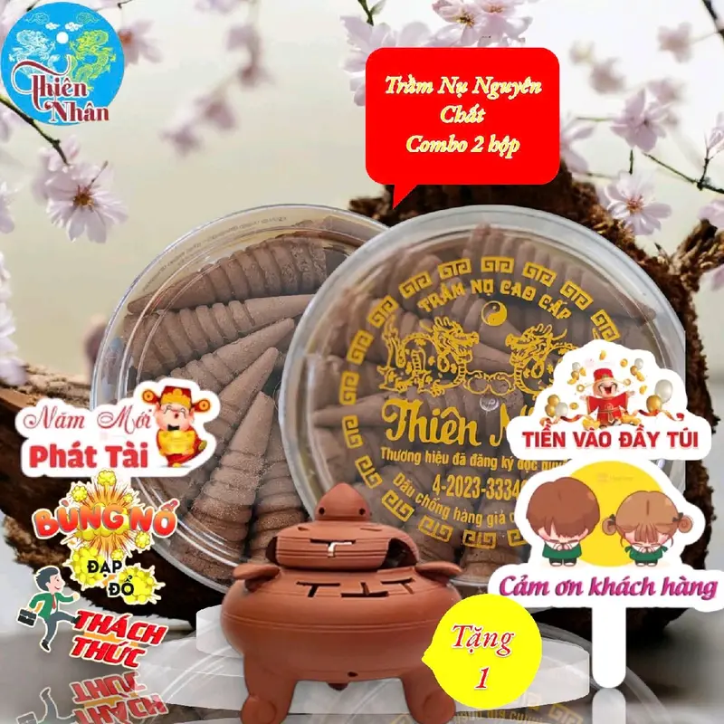 Combo 5 tặng 1 ( nụ trầm nguyên chất) 1