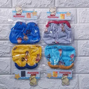 3 pcs sarung tangan dan kaki bayi mamimu full print