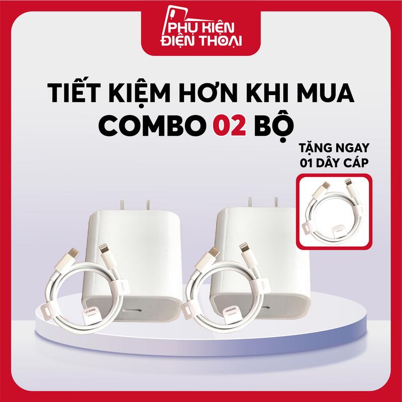 Product Introduction of Combo 2 Bộ Sạc Nhanh PD 20W + Tặng Kèm 1 Dây Cáp | Sạc Siêu Tốc 50% Trong 30 Phút | Dùng Cho ip 6 - 14 Prm 10