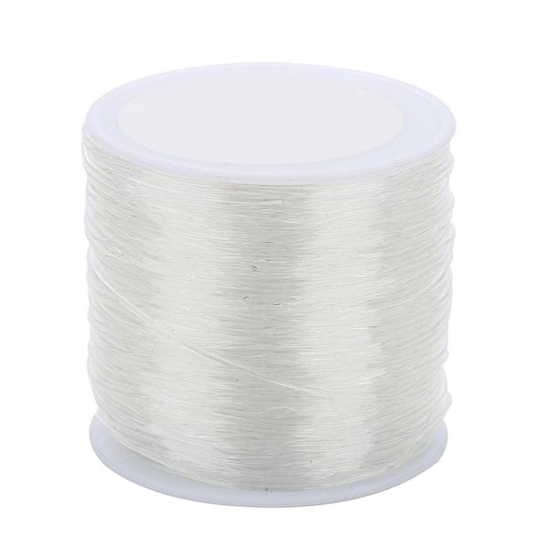 1 Roll 100 Meters Clear Crystal Strong & Stretchy Elastic Thread ...