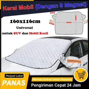 【Kaca Depan Mobil Kerai UV Mobil Pelindung Kaca Mobil Sun Shade Anti UV Cover Pelindung Panas Matahari untuk Kaca Depan Mobil-160x116cm】