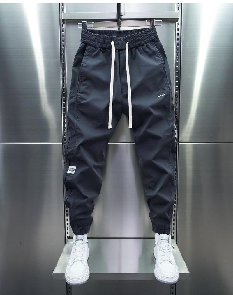 Product Introduction of Quần Jogger, Thương Hiệu Thời Trang Mới Mùa Hè Cho Nam, Phong Cách Hàn Quốc, Dễ Phối Đồ, Chất Liệu Pu, Quần Yếm Đẹp Trai, Túi Rộng Lớn, Quần Harem Ngoài Trời Menswear Pants 12