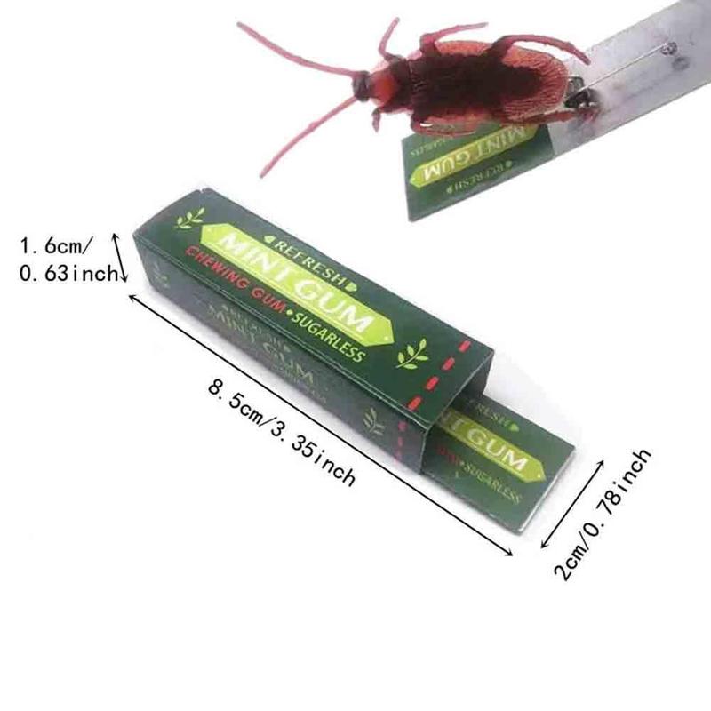 Product Introduction of Chewing Gum Imitation Cockroach Toy Simulation Prank T0A9 Tricky Cockroach Spoof Shocking Toys 0