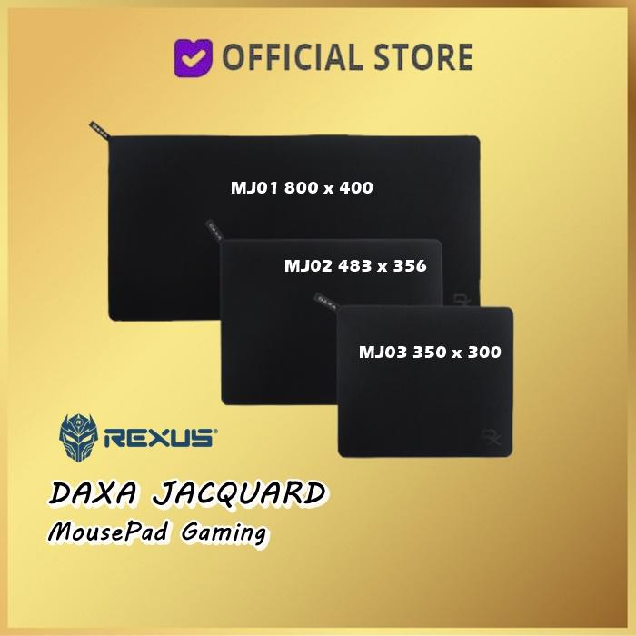 Gambar Rexus Daxa Jacquard MJ01 / MJ02 / MJ03 Deskmat Mousepad Gaming Hitam Mouse - MJ03 dari Dunia Mas Computer Kota Administrasi Jakarta Barat Tokopedia