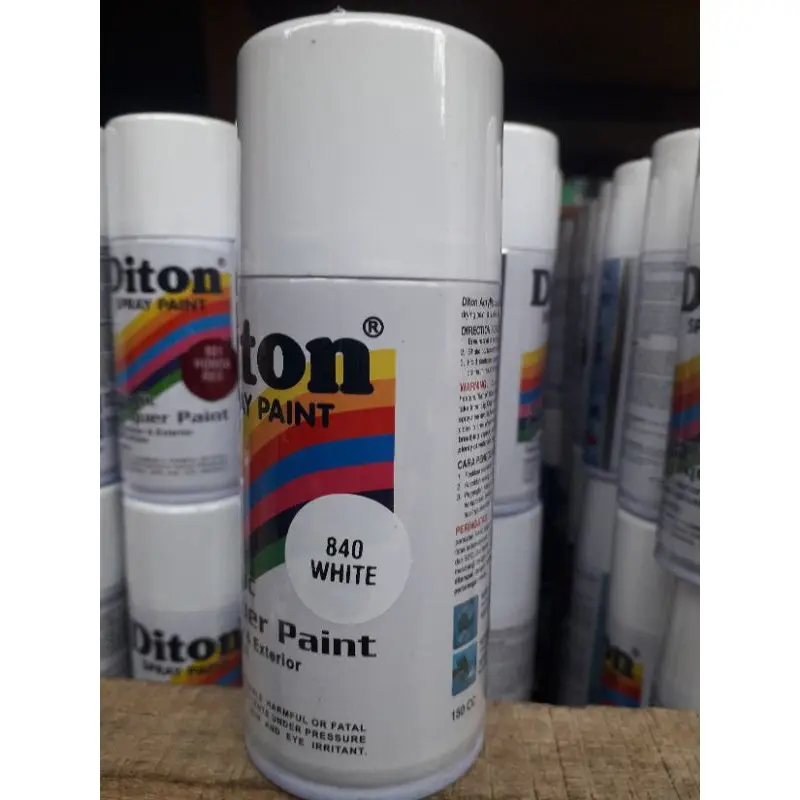 Pilok Pilox Cat Semprot diton pink merah muda stabilo pink putih pernis primer grey abu abu 150cc 5
