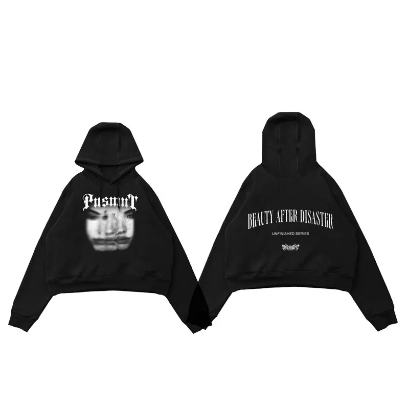 HOODIE CROP COWOK CEWEK OVERSIZE ORIGINAL DISTRO PUNISHMENT PREMIUM TEBEL ORI KEREN AESTHETIC KOREAN STYLE