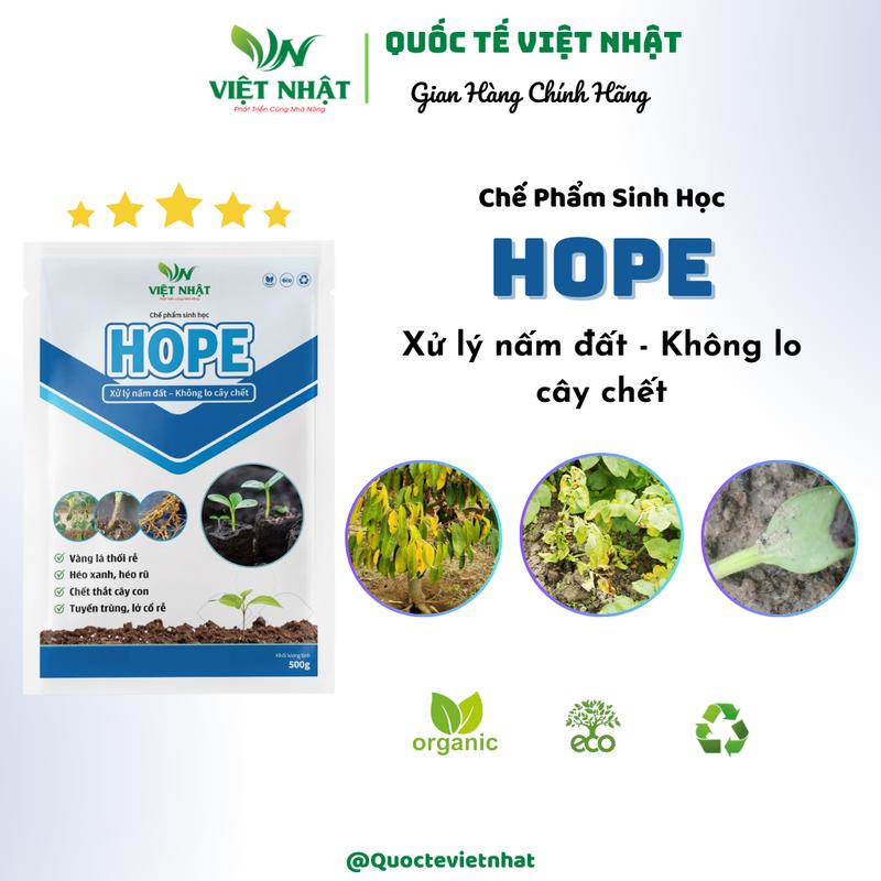 Product Introduction of Chế phẩm xử lý nấm đất, Phòng trị héo xanh, vàng lá, thối rễ, lở cổ rễ, ch.ết cây con - HOPE 500g 13