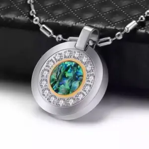 (PROMO TERBARU) 1 SET Kalung Kesehatan Quantum Pendant Permata Bio Energy - Gelang + Kalung+ Box + Sertifikat Card Original - COD [ Bayar di Tempat]