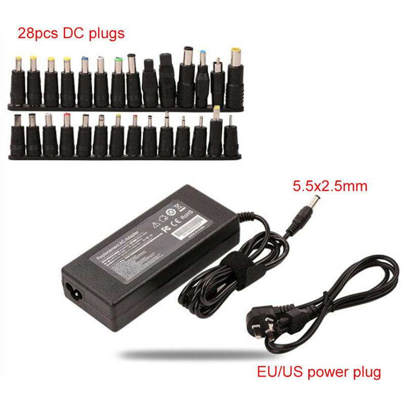 Penyesuai Kuasa, 19V 4.74A, Bekalan Kuasa 90W, Sesuai untuk Komputer Riba, Transformer Pengecas, dengan 28tip, Palam DC, 5.5 * 2.5mm 3
