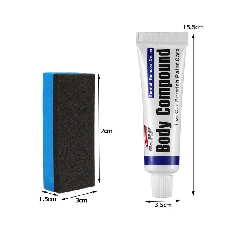 【Local Stock】Car Scratch Remover Car Body Compound Polishing Calar Kereta Car Paint Car Scratch Repair Wax Scratches Remover Automobiles Repair Paint Penghilang Calar Kereta