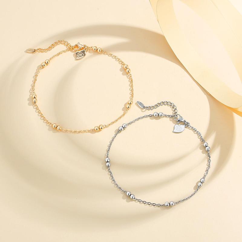 LM327 Gelang Kaki Sederhana Titanium Wanita Aksesori Gelang Kaki Bisa Disesuaikan LM327 Gelang Kaki Sederhana Titanium Wanita Aksesori Gelang Kaki Bisa Disesuaikan