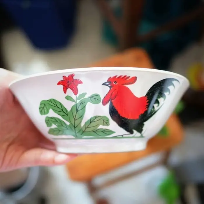 Mangkok Keramik Cap Ayam Jago Jadul Kitchenware HARGA PER SATU BUAH 1