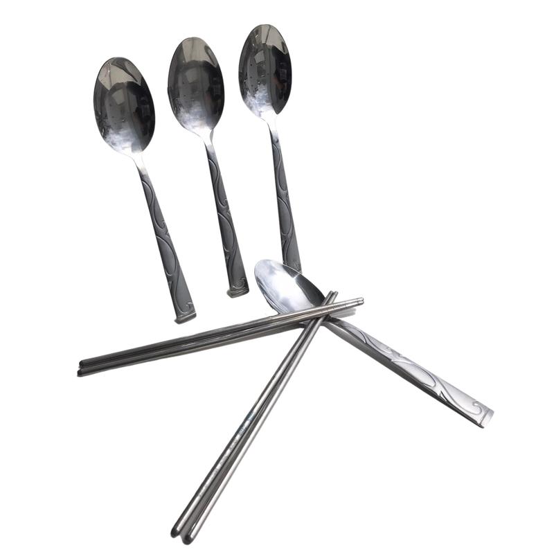 Product Introduction of Combo 4 Bộ Muỗng Đũa Inox Tiện Lợi An Toàn 7