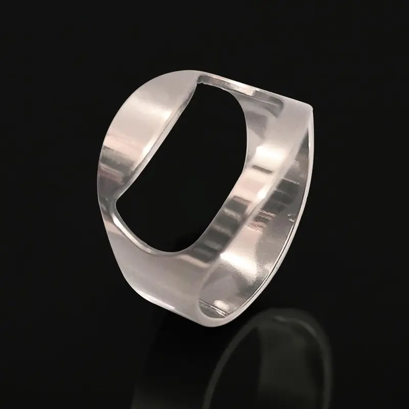Stainless Steel Finger Ring Beer Opener, 1 Count/4 Counts Creative Beer Bottle Opener, Portable Bottle Opener for Home Kitchen 3