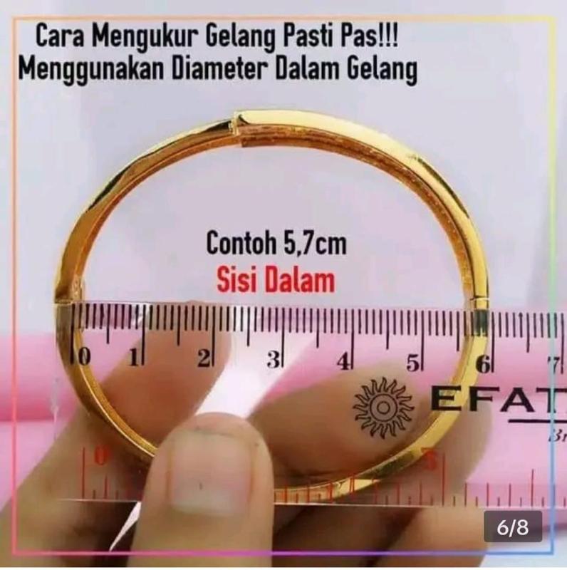 SET Xuping Wanita Boba Full Permata Bulat SET-5584 Cincin Gold 3