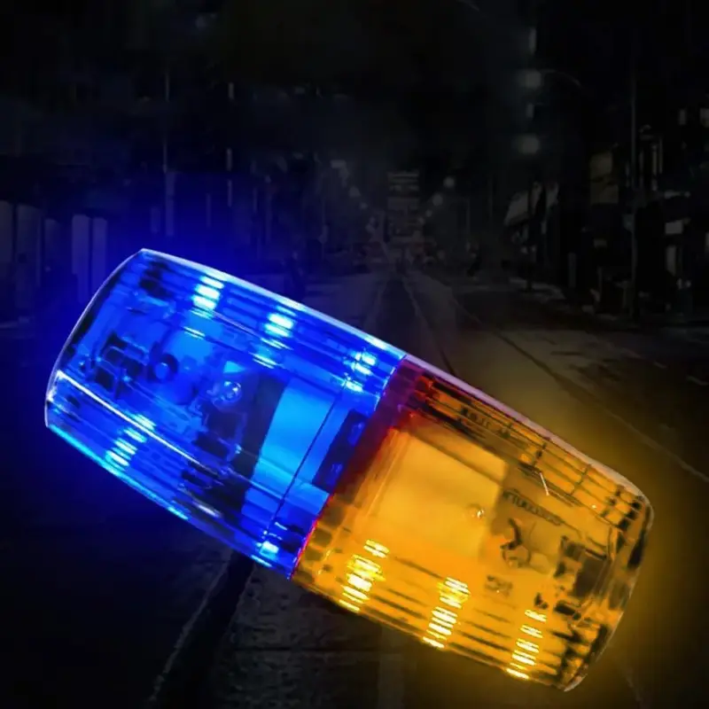 Đèn LED chớp nháy xanh đ R/B gắn cầu vai sạc USB 1