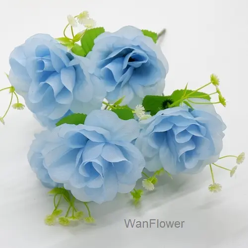 WANFLOWER Bunga Mawar Luna X7 Decoration Wedding 5