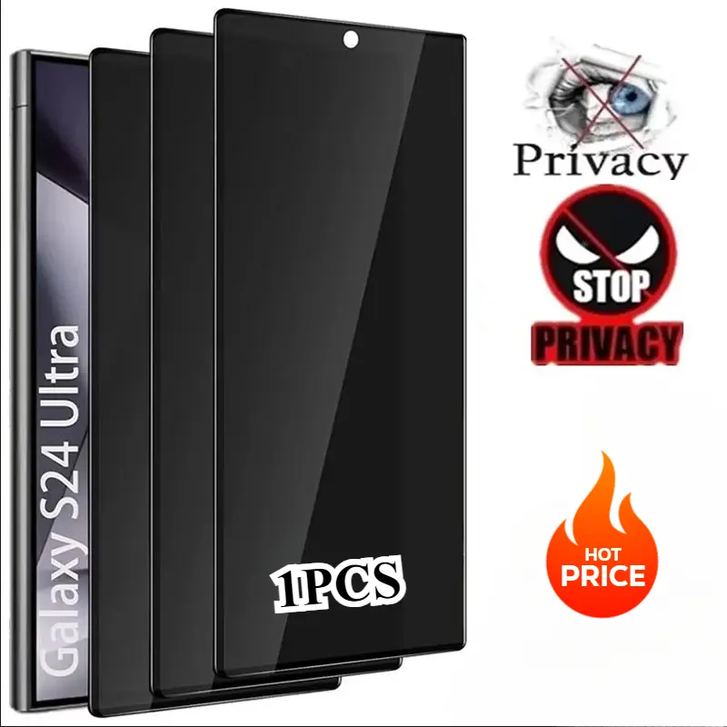 Kính Cường Lực Bảo Mật, Dành Cho Samsung Galaxy S22, S24, S23, Ultra Film, Note 20, 9, 8, S8, S9, S10, S21, S20 Plus, Bảo Vệ Màn Hình Chống Gián Điệp Phụ Kiện Phone