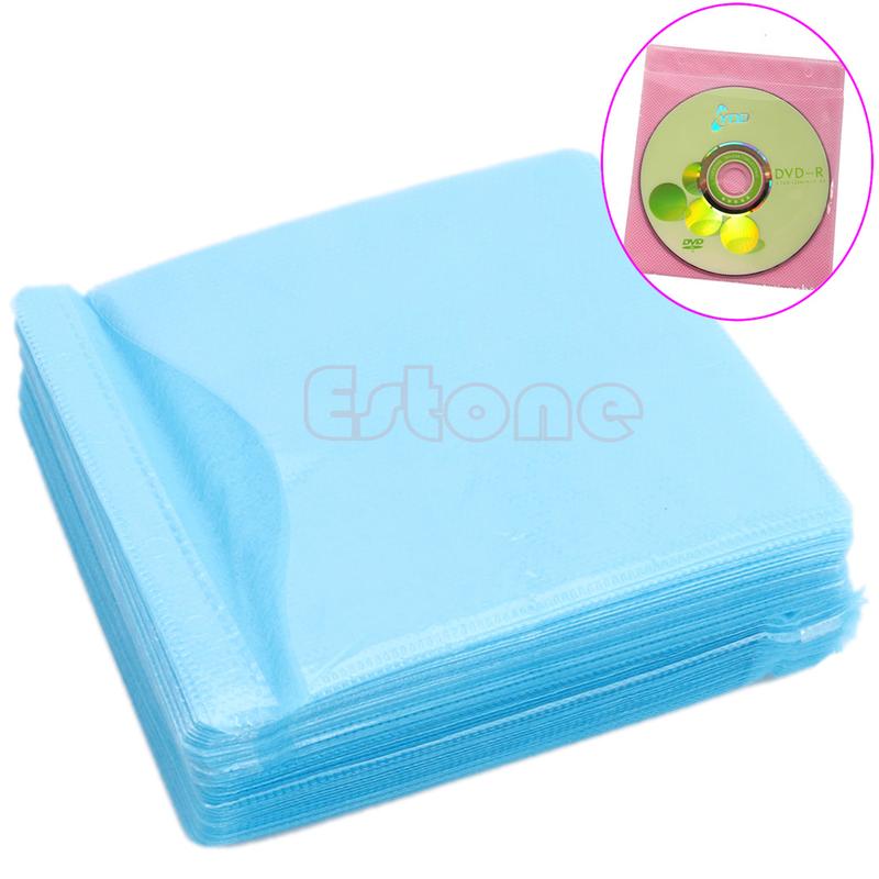Product Introduction of 100Pcs/lot CD DVD Double Sided Cover Storage for Case PP Bag Sleeve 0