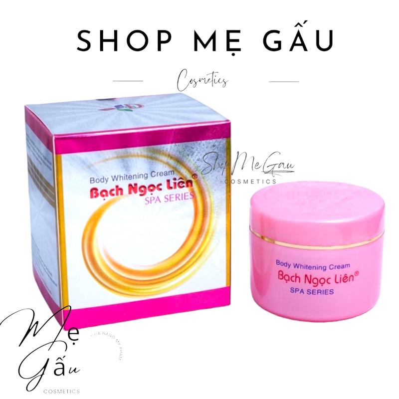    Hàng chuẩn   Kem body dưỡng trắng Bạch Ngọc Liên hộp màu hồng 80gram 