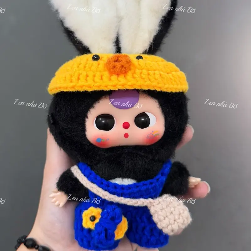 Set đồ yếm cho thỏ BB3 Macaron - Thương hiệu uy tín