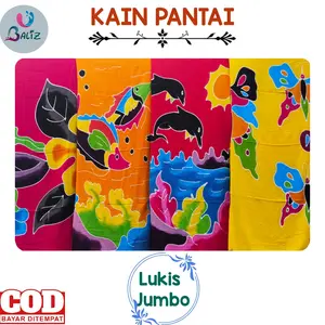 KAIN PANTAI LUKIS JUMBO bahan tebal