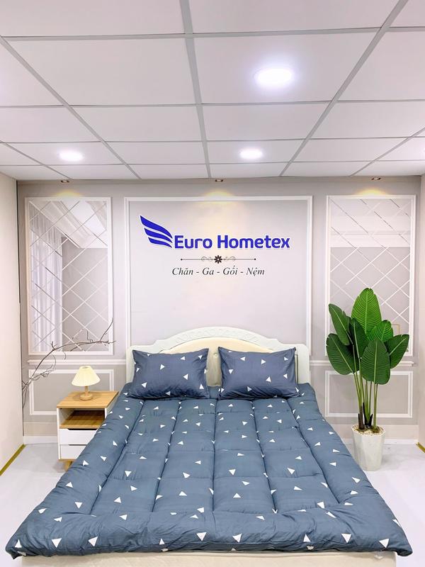 Nệm topper tam giác ghi xuất khẩu đệm tấm topeer êm mềm trải sàn dày 7cm cao cấp Euro Hometex