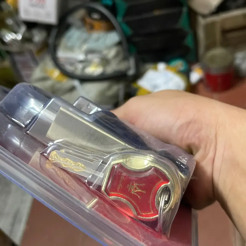 Ổ khóa báo động chống trộm Kinbar K06 cao cấp màu đồng chính hãng bảo hành 12 tháng 3