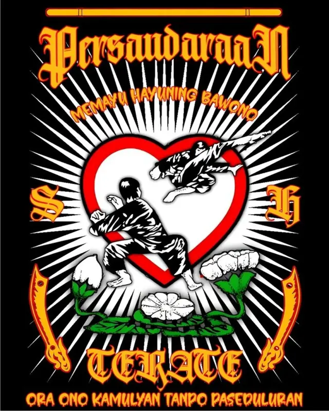 STIKER PSHT 6 X 7,5 CM | SILAT | PERGURUAN SILAT | VINIL | WATERPROOF | ANTI AIR 6