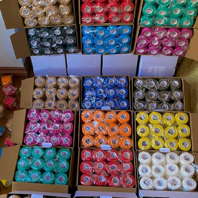 Hộp 60  cuộn băng keo thể thao ,băng quấn cổ chân ,cổ tay bản 5cm Cao Su