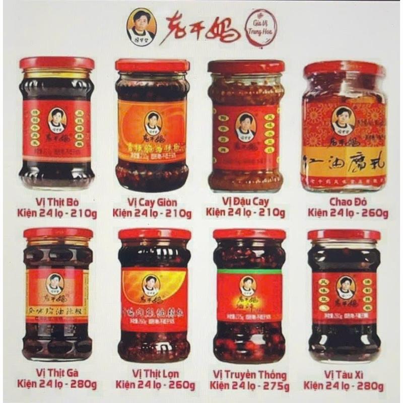 Ớt Chưng Dầu Laogama Đủ Vị Chuẩn Nội Địa Gia Vị Trung Hoa - Ăn Vặt Nhà Nhi 