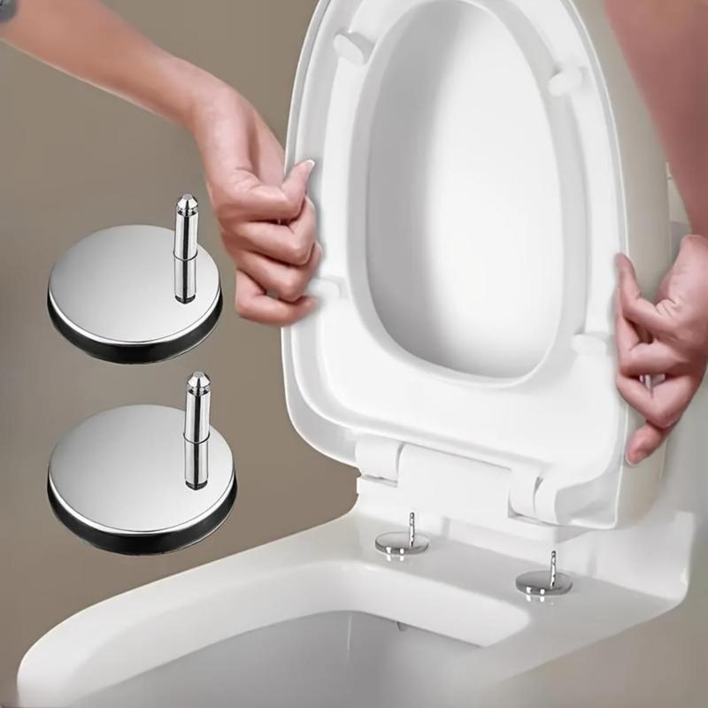 Product Introduction of Universal Toilet Seat Hinge Kit, Easy Release Expandable Screws, Durable Top Mount Plastic Stabilizers, No Electricity Needed, Secure Installation 3