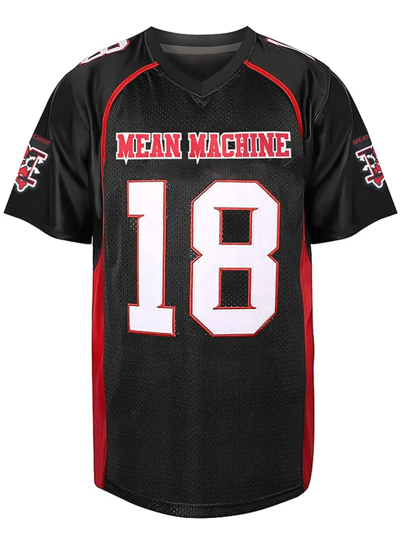 Men's Number & Letter Print V Neck Short Sleeve Football Jersey, Loose Casual Comfy T-shirt for Summer, Men's Top for Daily Wear