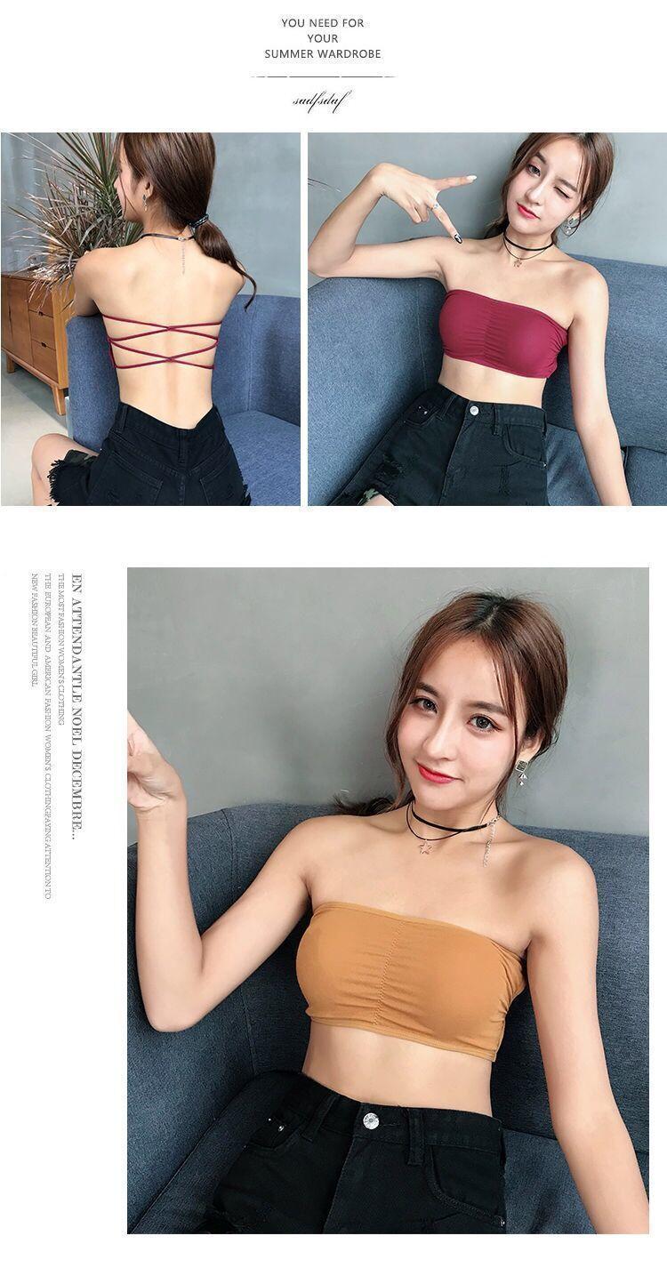Product Introduction of Strapless Push up Anti-Slip Girl's Underwear Thin Student Tube Top Tube Top Anti-Slip Backless Bra Internet Hot 25