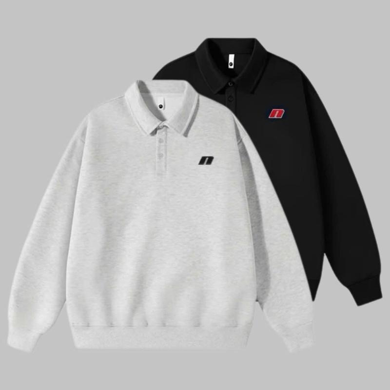 Áo Sweater "polo" Nỉ French Terry Cotton 100% Unisex Nam Nữ Local Brand Menswear Có Cổ Shirt