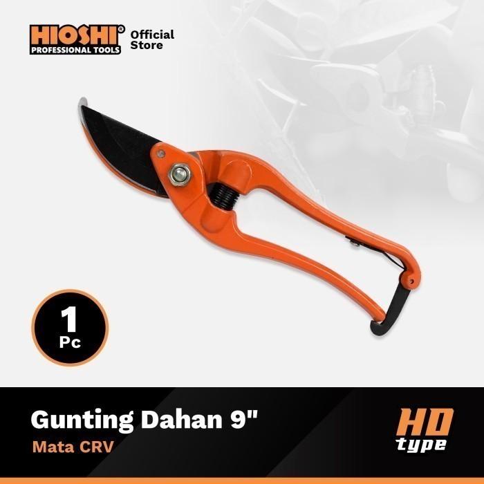 Gambar HIOSHI /HGD002A/Gunting Dahan/Tanaman/Ranting/ Batang/Buah/Bunga/Pruning Shears/ 9 Inch/CRV -  HD - Not Specified dari HioshiToolsOfficial Kota Surabaya Tokopedia