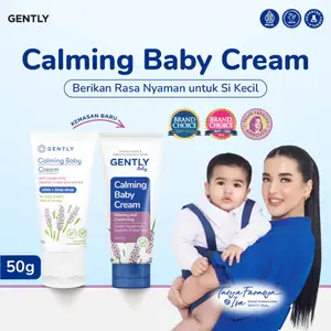 HBK Gently Calming Baby Cream 50/20Gr Lotion Bayi Krim Penghangat Perut Kembung Pereda Kolik Bayi