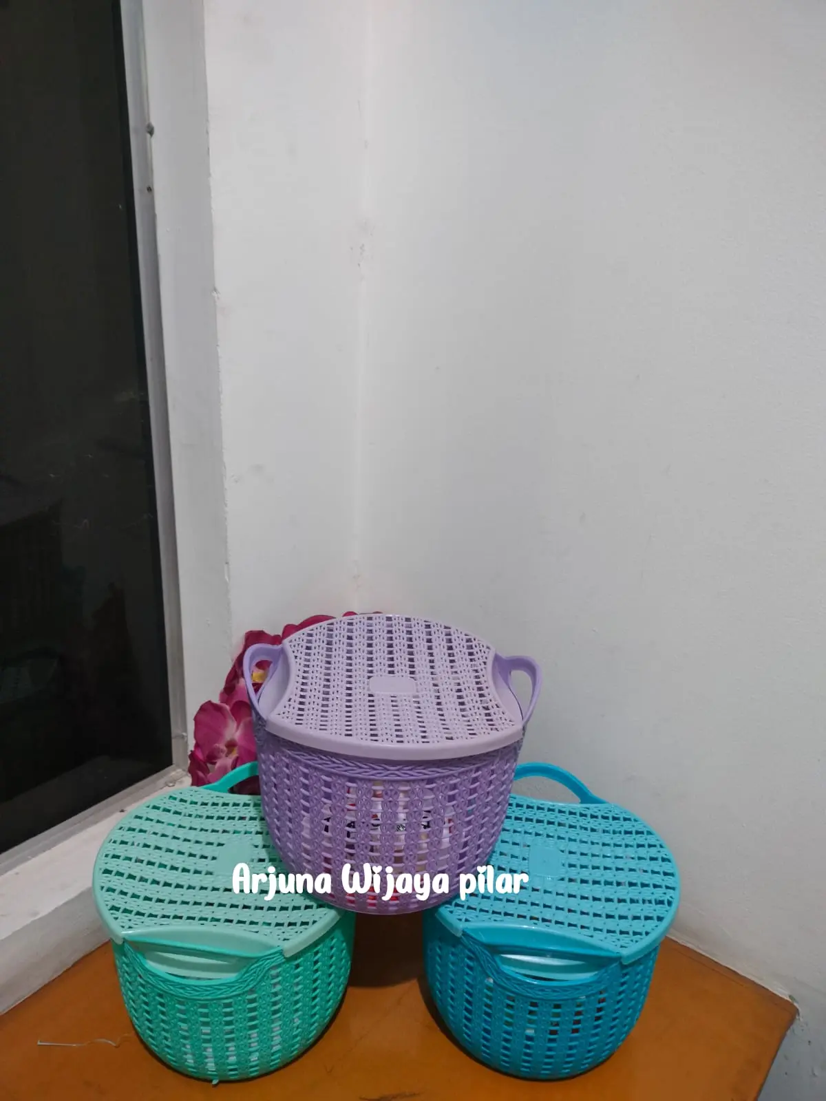 Keranjang Serbaguna Topas+Tutup Clio dgn bubblewrap, termurah