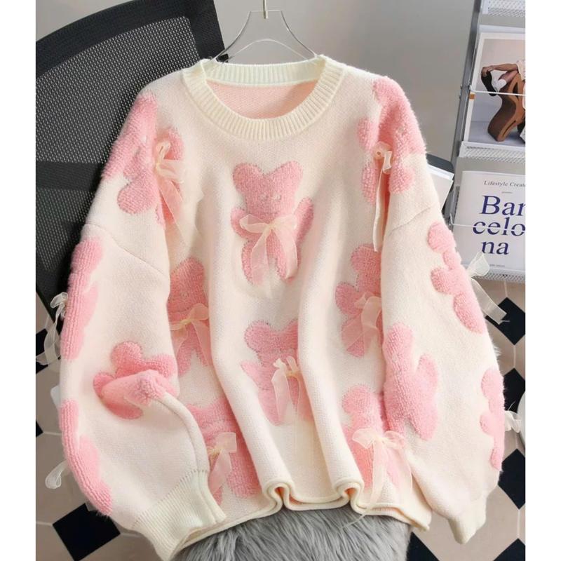 (HÀNG QC) Áo len kiểu nữ Kozoda AL334 dáng sweater form rộng cổ tròn dài tay 3 màu thu đông Hàn Quốc - Women, Top Women Top